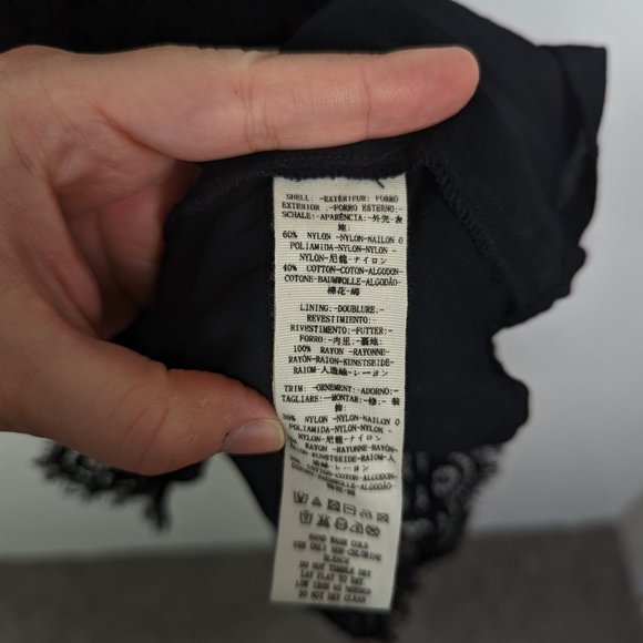 Free People Heart in Two Mini Black Lace Dress Size XS - Picture 8 of 9